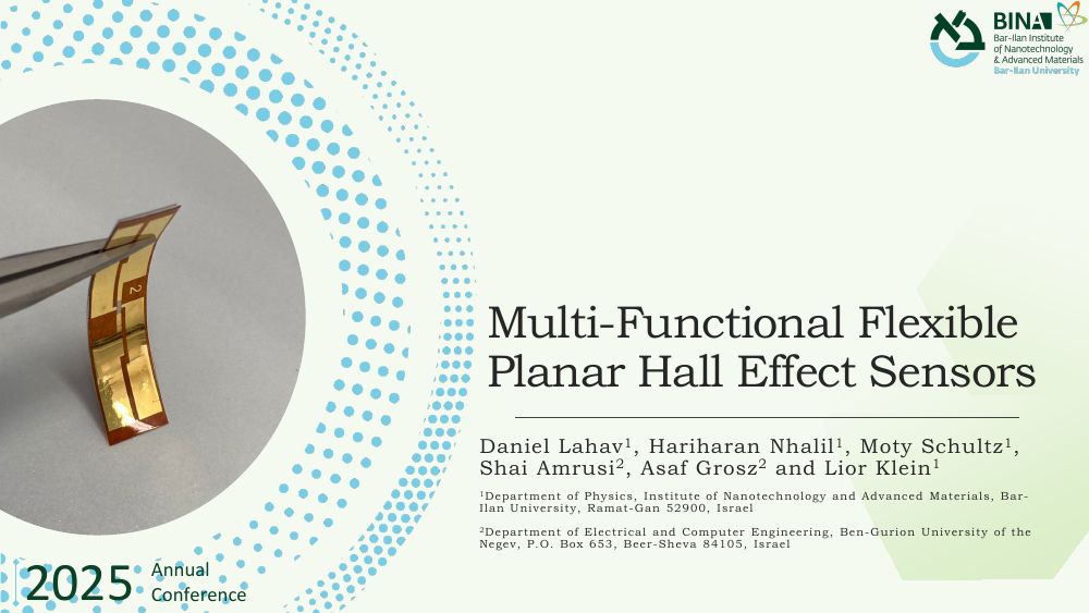 Title slide of the BINA 2025 talk